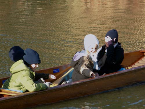 punting on Cambridge River