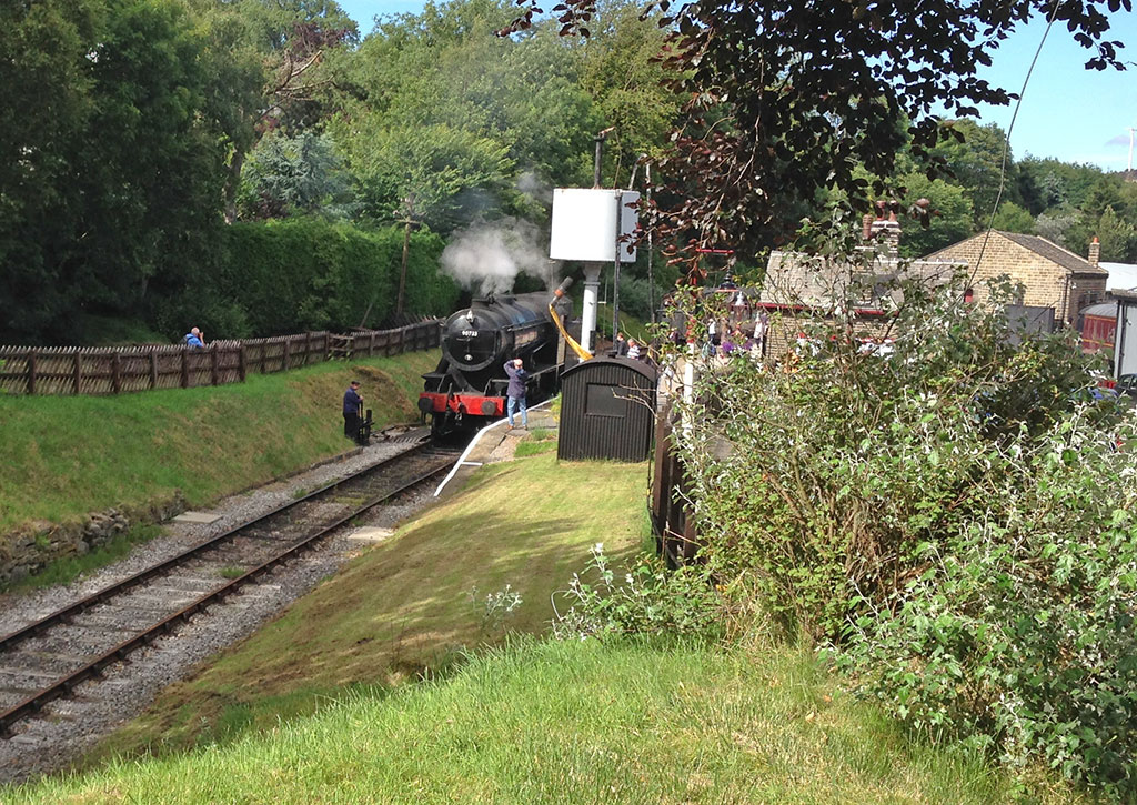 Steam Train on KWV railways, I got this photo when out cycling